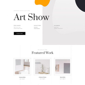 Art Gallery Website Template