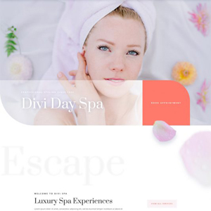Day Spa Website Template