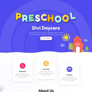 Day Care Website Template