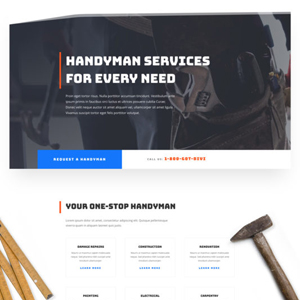 Handyman Website Template