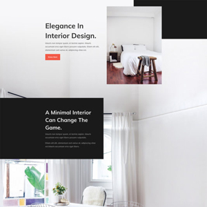 Interior Design Company Website Template