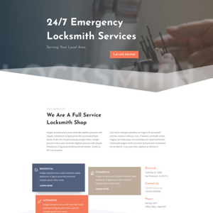 Locksmith Website Template