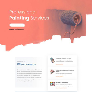 Painting Service Website Template