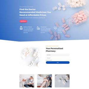 Pharmacy Website Template