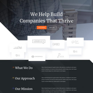 Venture Capital Firm Website Template